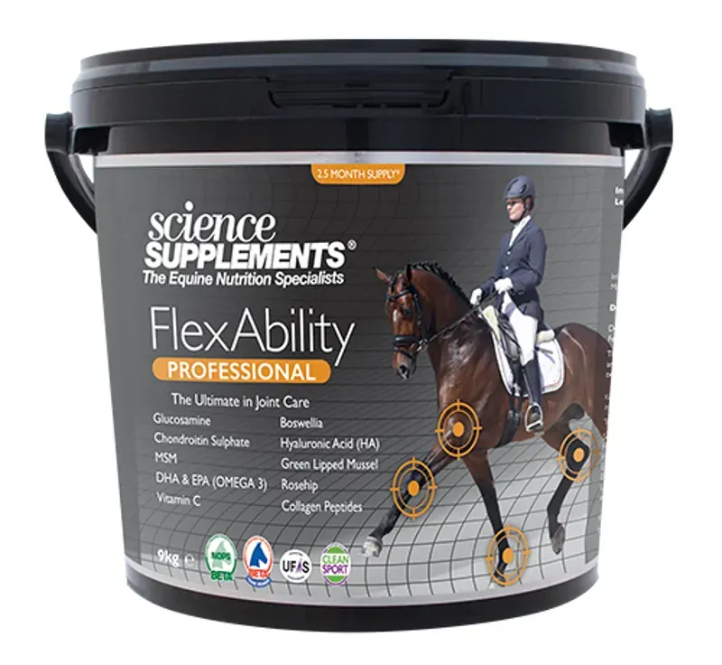 Science Supplements FlexAbility Professional 9kg Supplement in Black