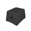 Classic Showjumps Premium One Tread Mounting Block in Black