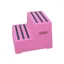 Classic Showjumps Premium Two Tread Mounting Block in Pink