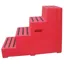 Classic Showjumps Premium Four Tread Mounting Block in Red