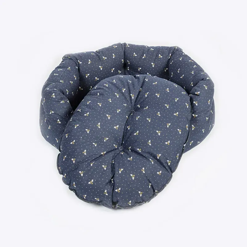 Danish Design 30 - 76cm FatFace Spotty Bees Deluxe Slumber Bed in Navy-2