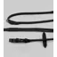 Premier Equine 5/8 Finetti Rolled Leather Reins in Black