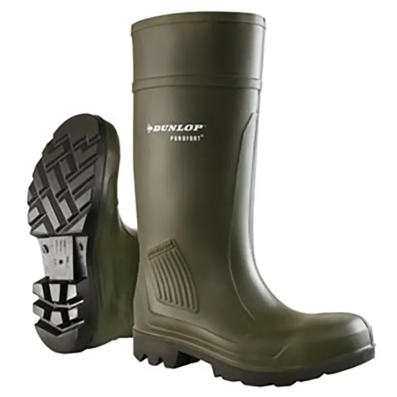 Dunlop Purofort Professional X Boots in Green