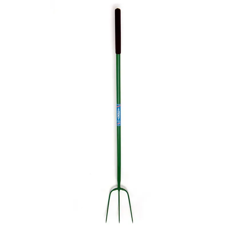 Fynalite 48 Inch 3 Prong Hi-Strength Hay Fork in Green