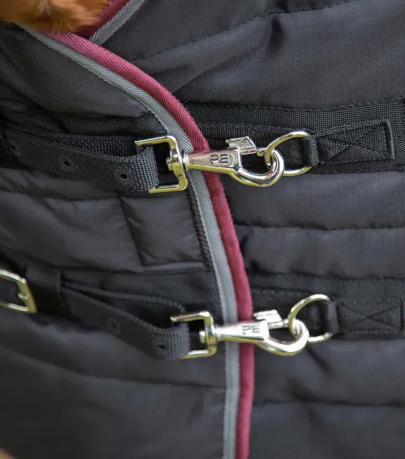 Premier Equine 200g Garissa Stable Rug in Black-2