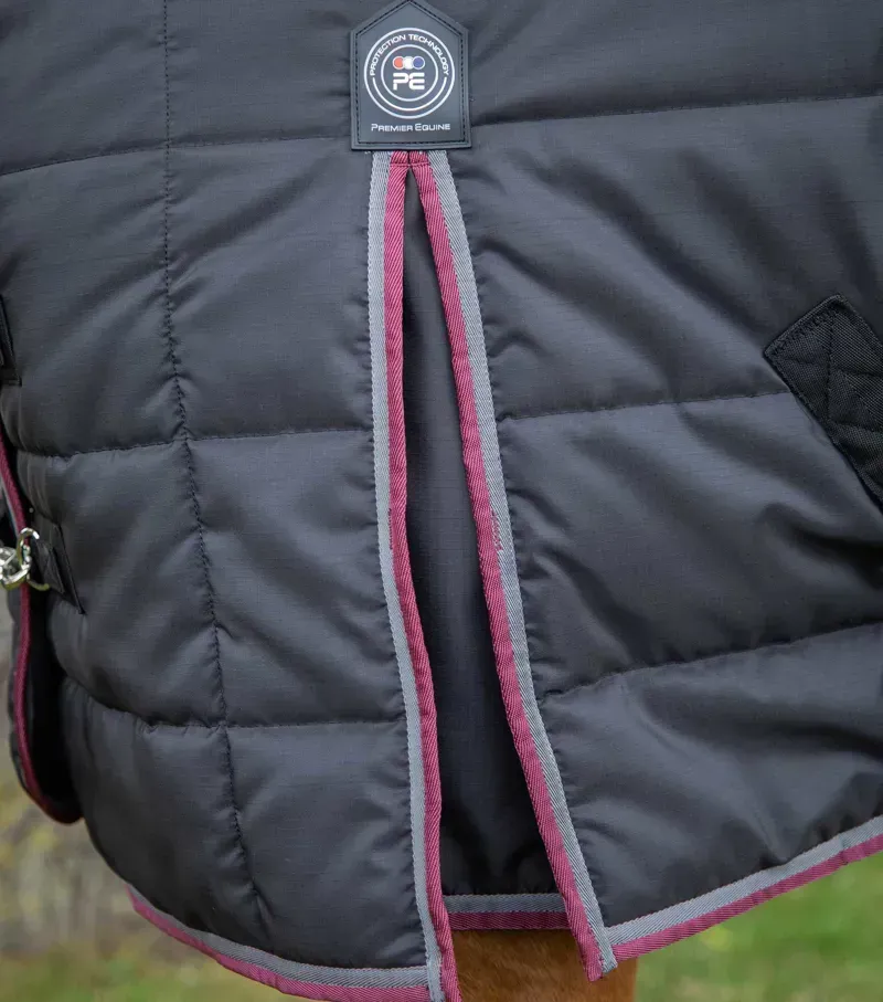 Premier Equine 200g Garissa Stable Rug in Black-3