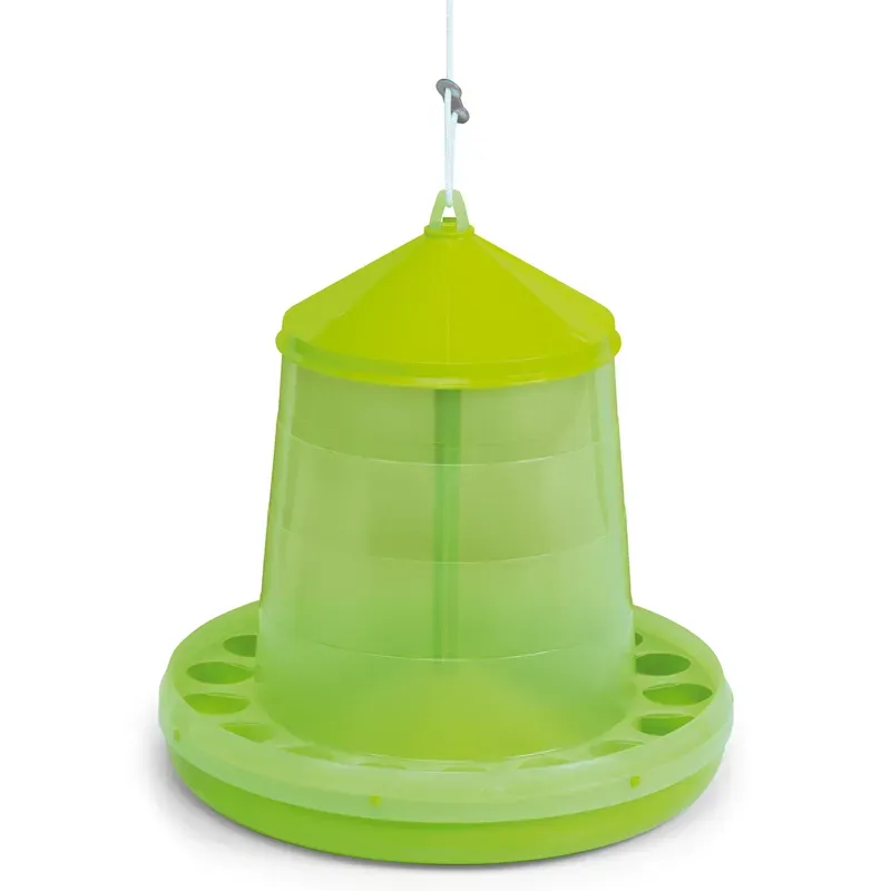 Gaun 8kg Plastic Poultry Feeder in Green