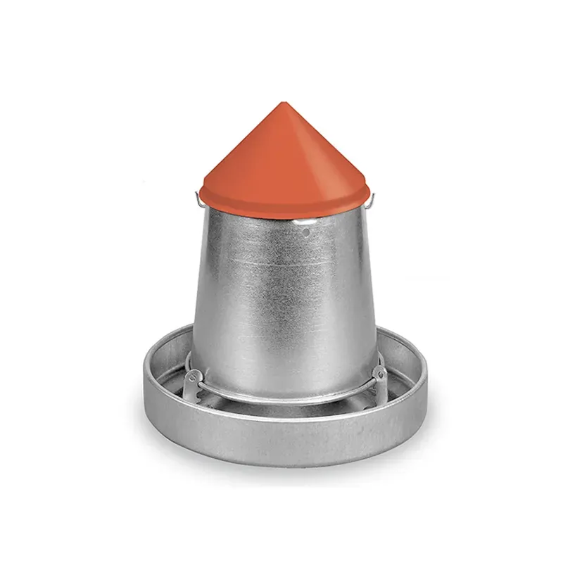 Gaun Lid for 5-10kg Feeders in Red/Silver