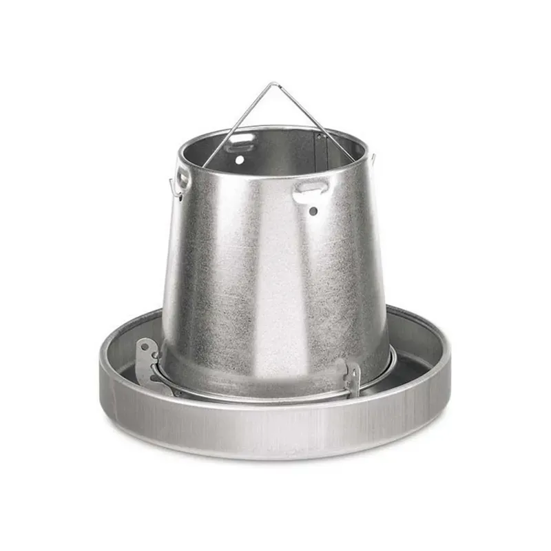 Gaun 5kg Metal Hanging Feeder in Silver