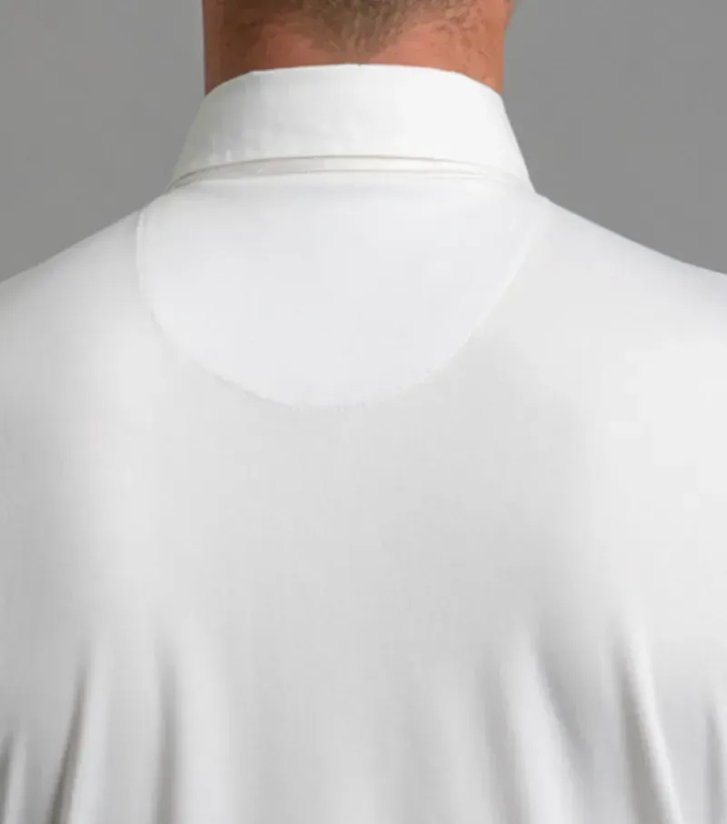 Premier Equine Giulio Long Sleeve Show Shirt in White-3