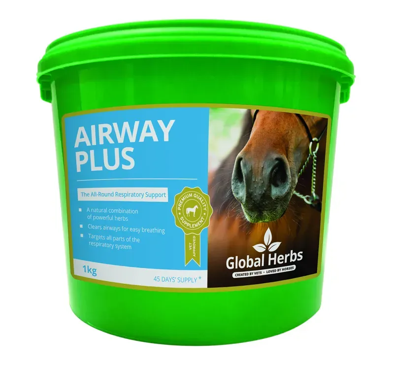 Global Herbs 1kg AirwayPlus in Brown