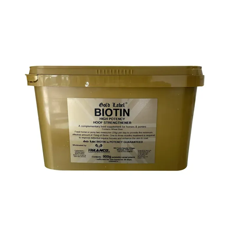 Gold Label 900g Biotin Supplement in Gold
