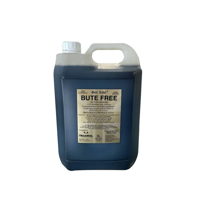 Gold Label 5lt Bute Free Supplement in Gold