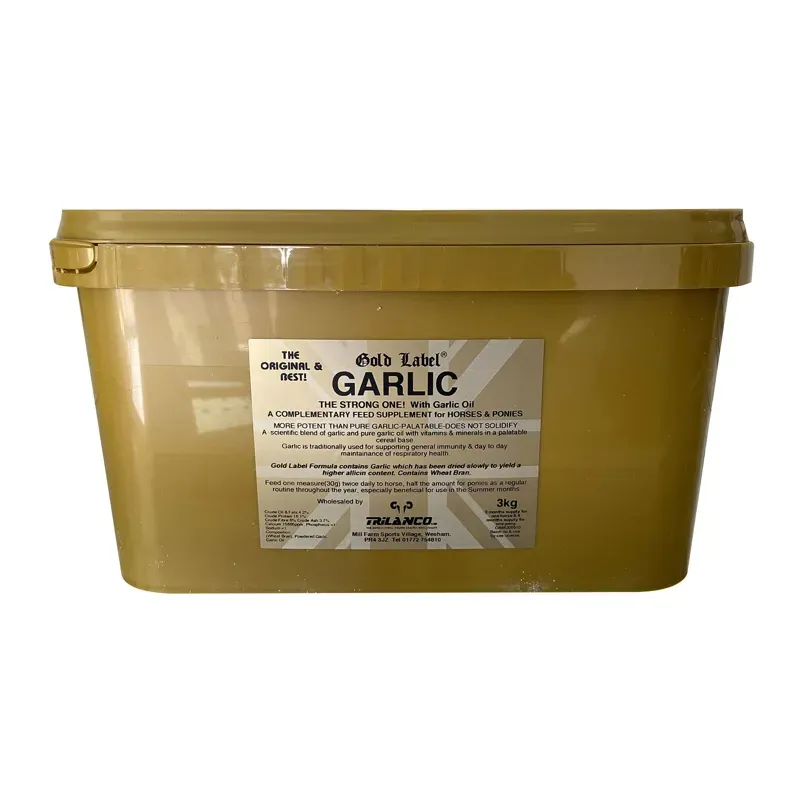 Gold Label 3kg Garlic Powder in Gold