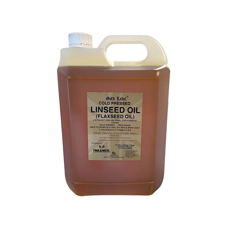 Gold Label 5lt Linseed Oil in Gold