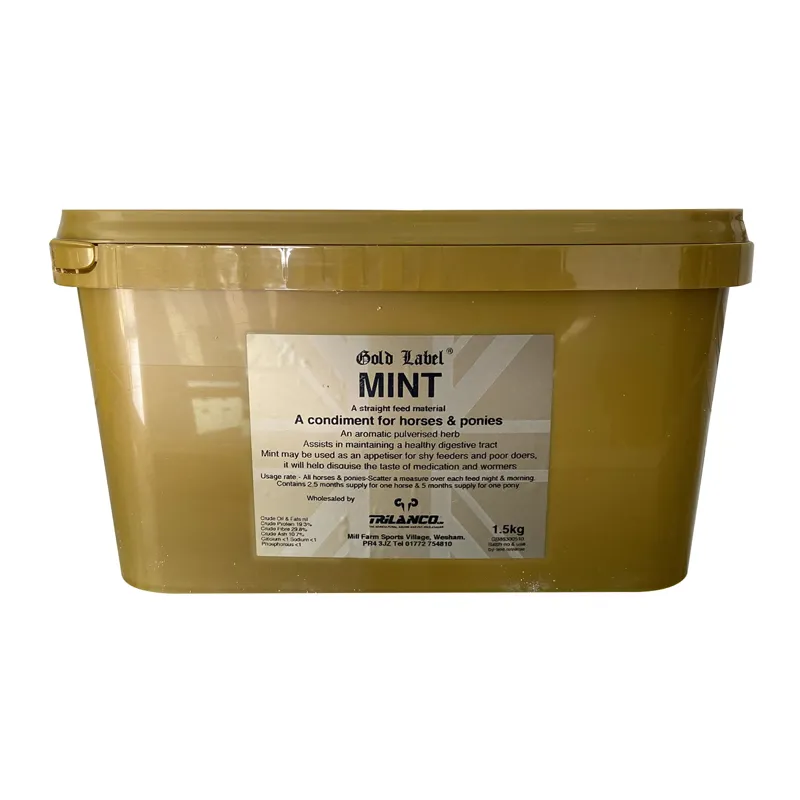 Gold Label 1.5kg Mint in Gold