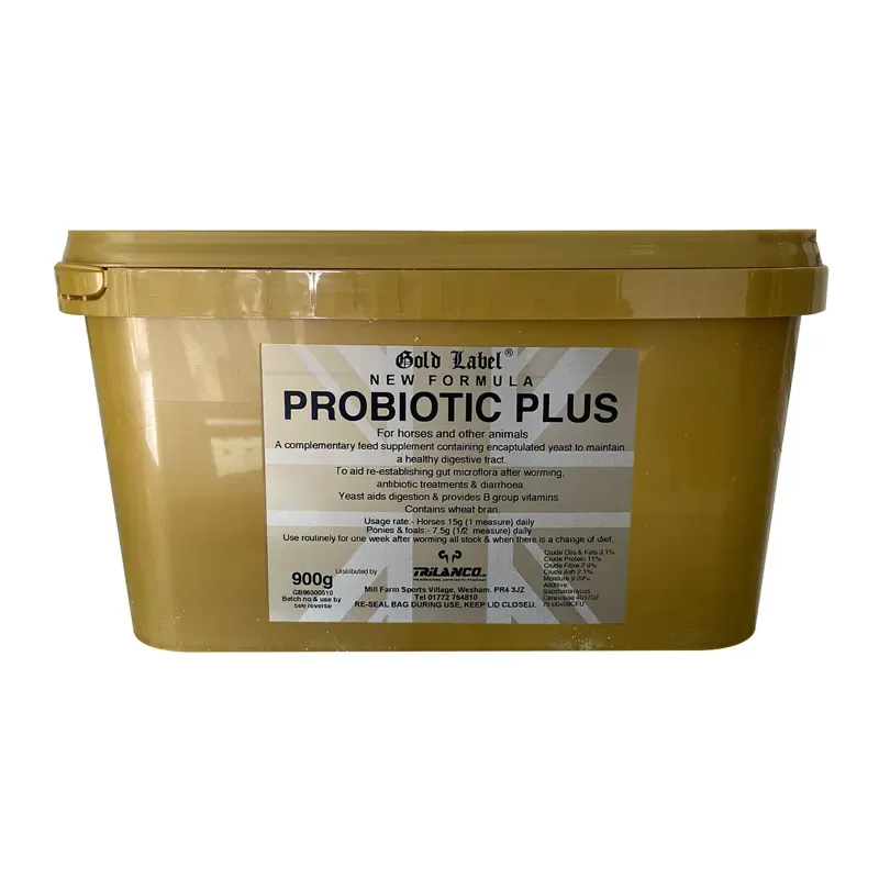Gold Label 900g Probiotic Plus Supplement in Gold