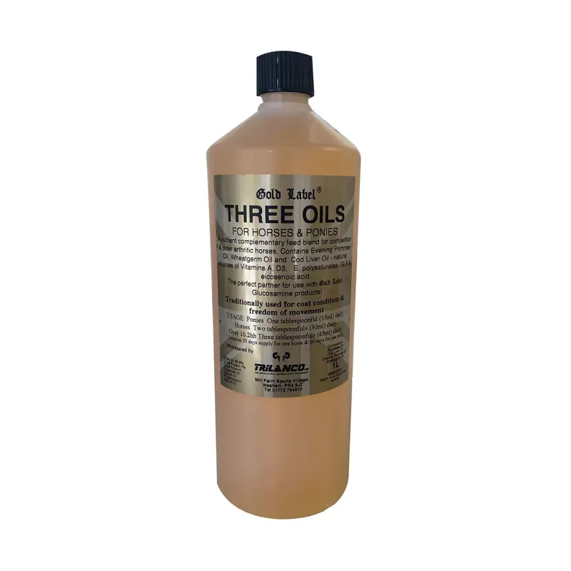 Gold Label 1lt Three Oils in Gold