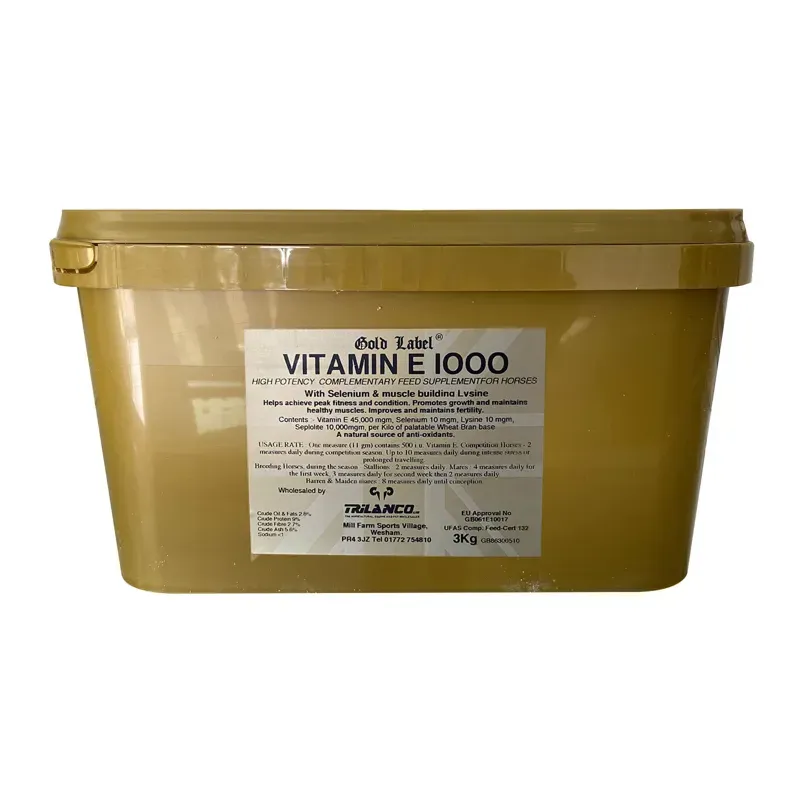 Gold Label 3kg Vitamin E in Gold