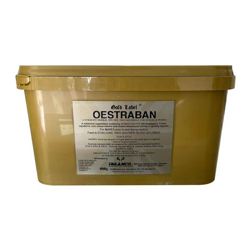Gold Label 800g Oestraban Supplement in Gold