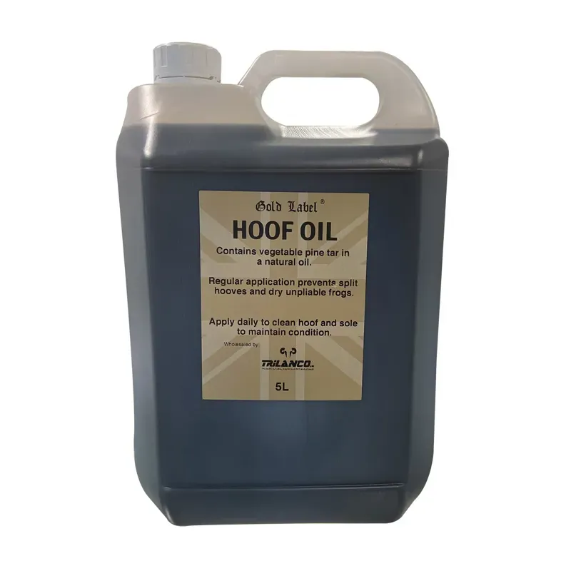 Gold Label 5lt Hoof Oil in Black