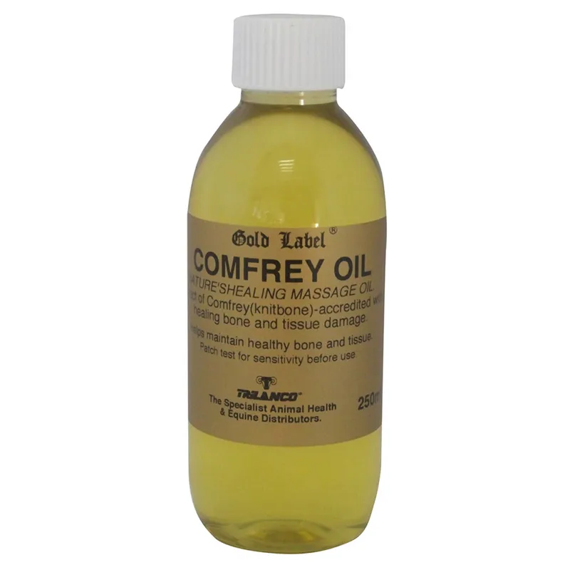 Gold Label 250ml Comfrey Oil in Yellow
