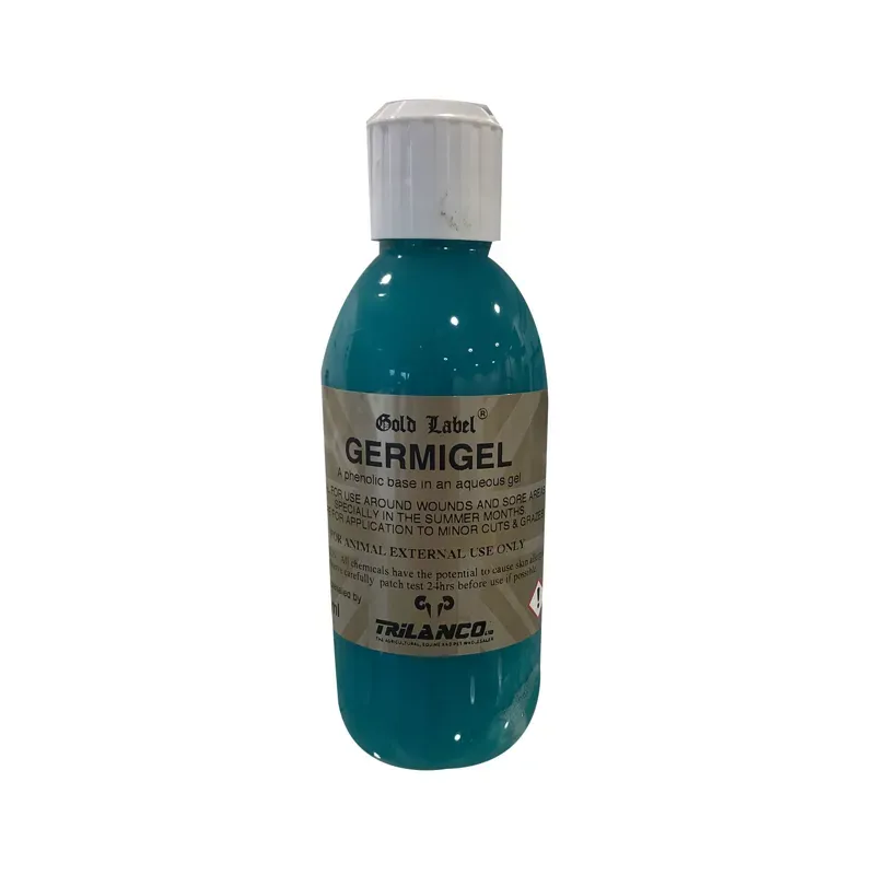Gold Label 250ml Germigel Antibacterial Gel in Blue