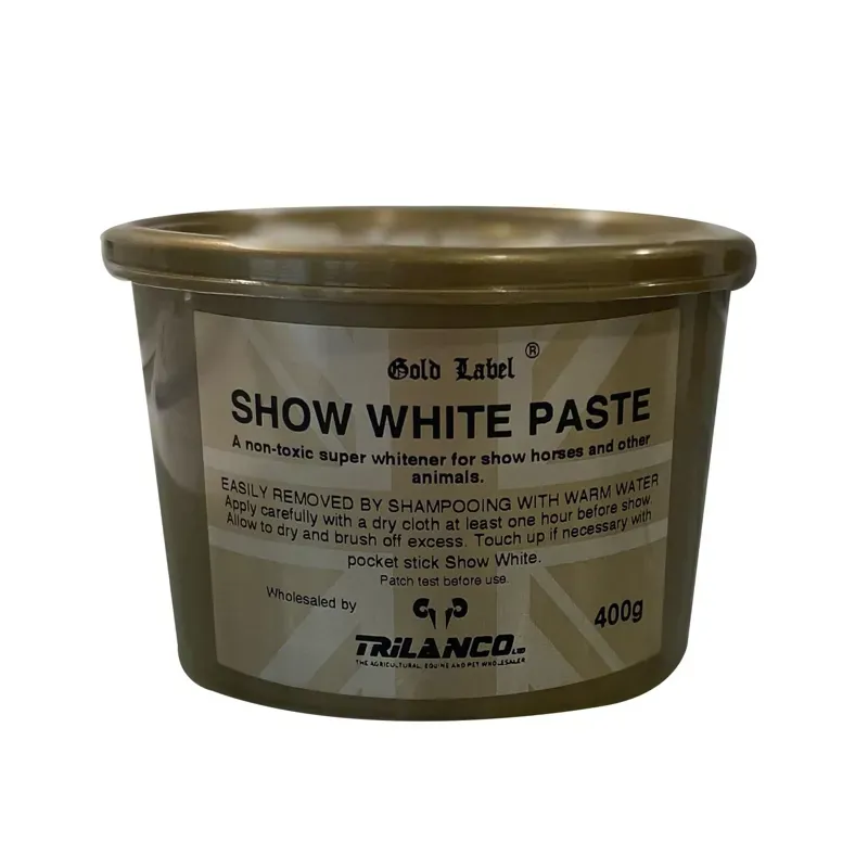 Gold Label 400gm White Show Paste in Gold