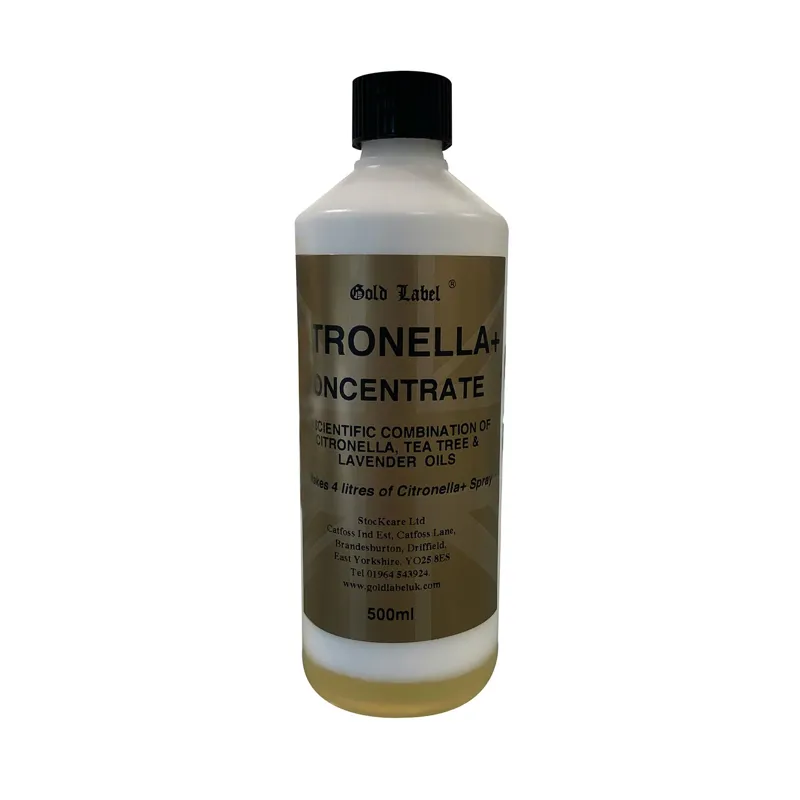 Gold Label 500ml Citronella and Spray Concentrate in Gold