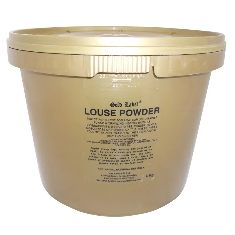 Gold Label 4kg Louse Powder in Gold