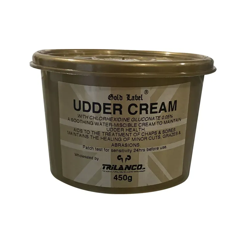 Gold Label 450g Udder Cream in White
