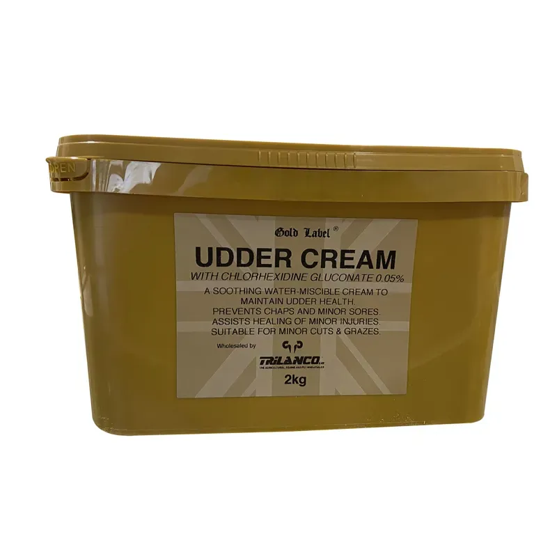 Gold Label 2kg Udder Cream in Gold