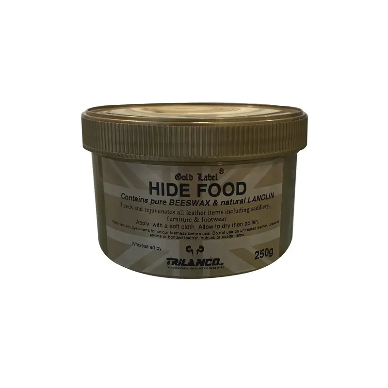 Gold Label 250g Beelan Hide Food in Gold