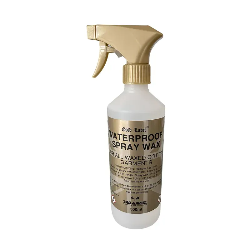 Gold Label 500ml Waterproof Spray Wax in Gold