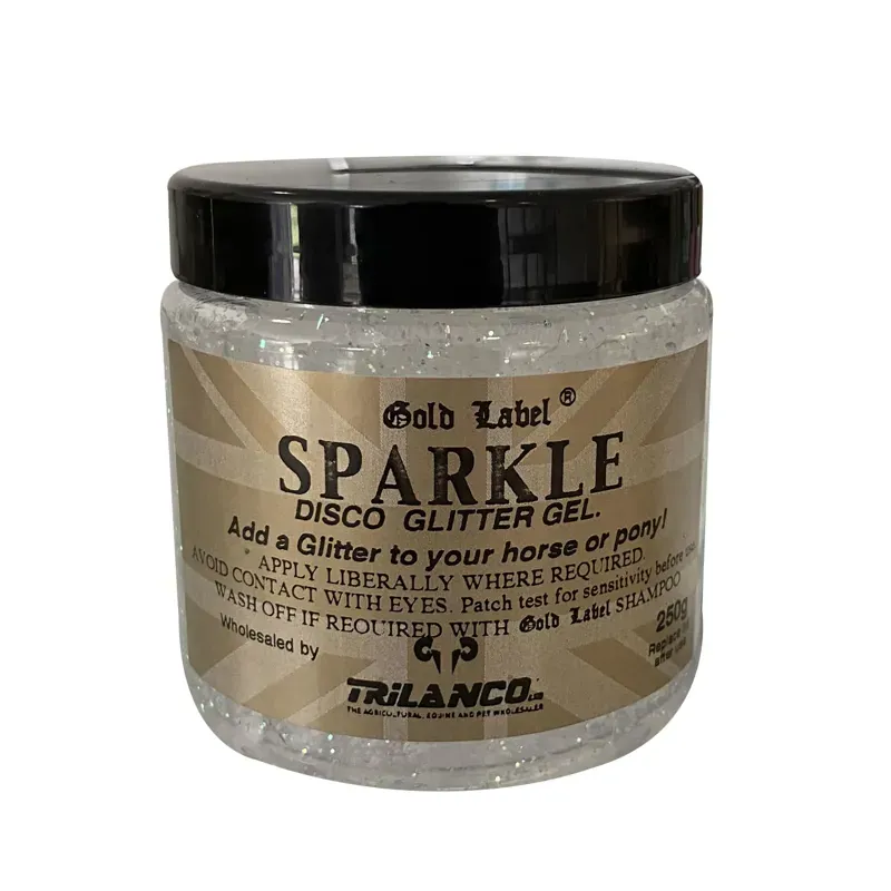 Gold Label 250ml Sparkle Glitter Gel in Silver
