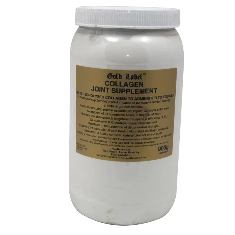 Gold Label 900g Collagen Joint Supplement in Gold