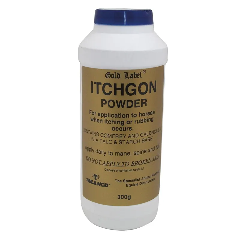 Gold Label 300g Itchgon Powder in Gold