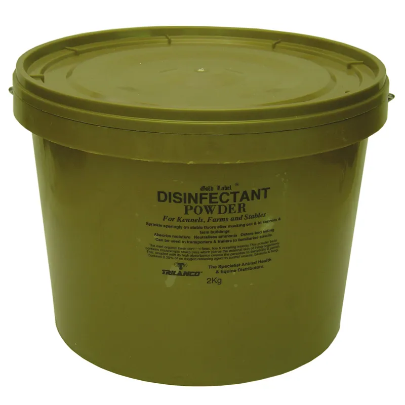 Gold Label 2kg Disinfectant Powder in Gold