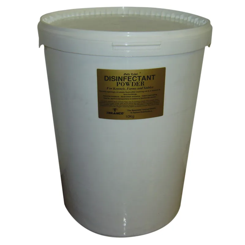 Gold Label 10kg Disinfectant Powder in Gold