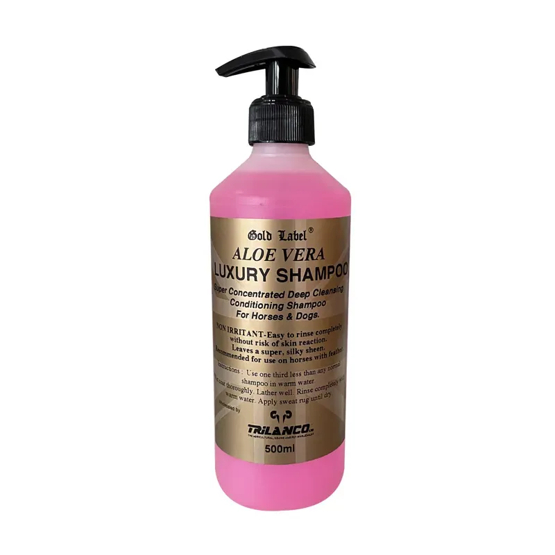 Gold Label 500ml Aloe Vera Luxury Shampoo in Pink