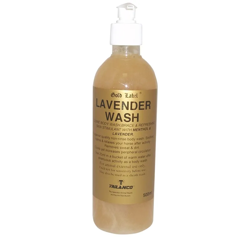 Gold Label 500ml Lavender Wash in Gold