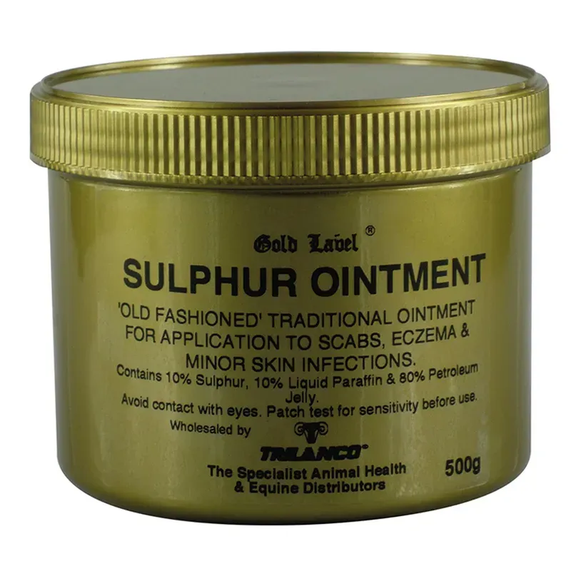 Gold Label 500g Sulphur Ointment in Gold