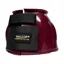 Gallop Double Taped PVC Ribbed Over Reach Boots in Burgundy