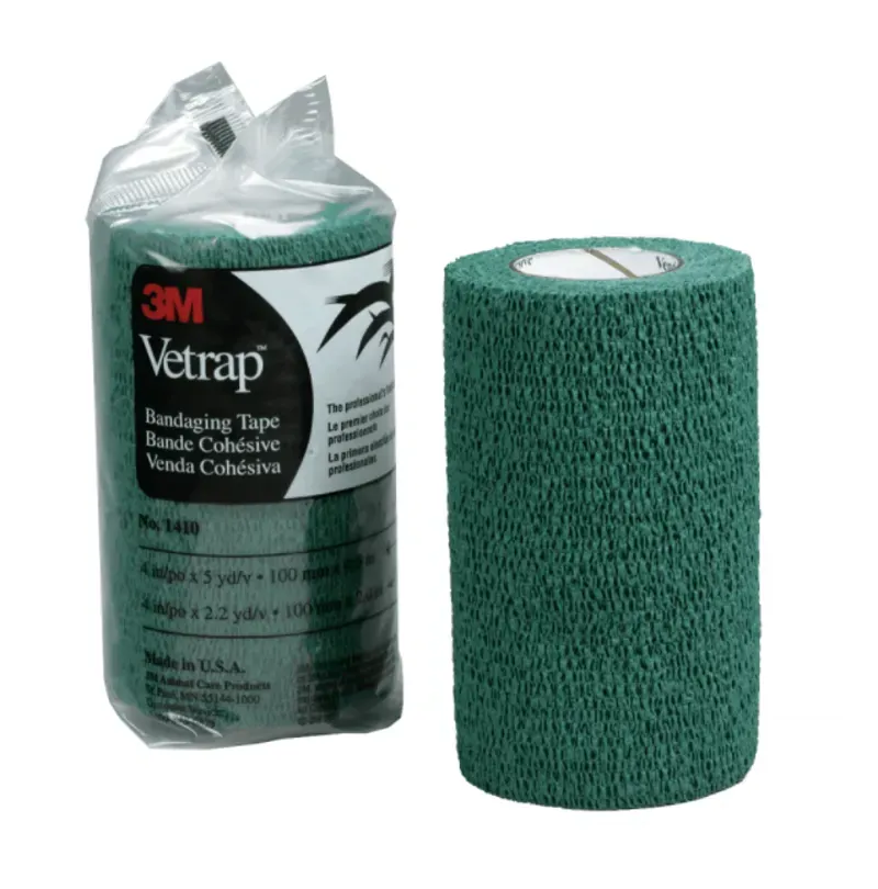 3M Vetrap Equine Cohesive 10cm Bandage in Hunter Green