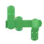 Perry Equestrian Kickover Stable Latches in Green