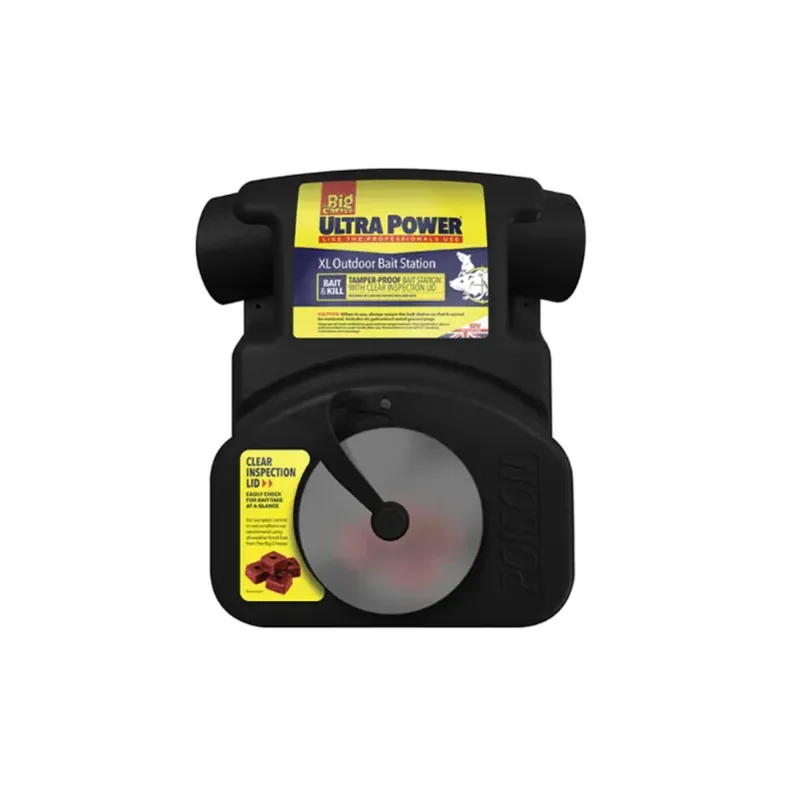 STV International XL Outdoor Bait Station in Black