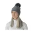 Hy Equestrian Alaska Diamante Bobble Hat in Grey/Black