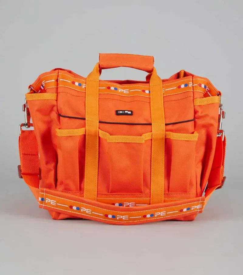 Premier Equine Grooming Kit Bag in Orange Amber