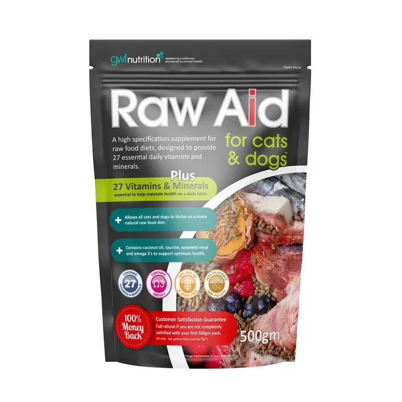 GWF 500 gm Raw Aid For Cats and Dogs