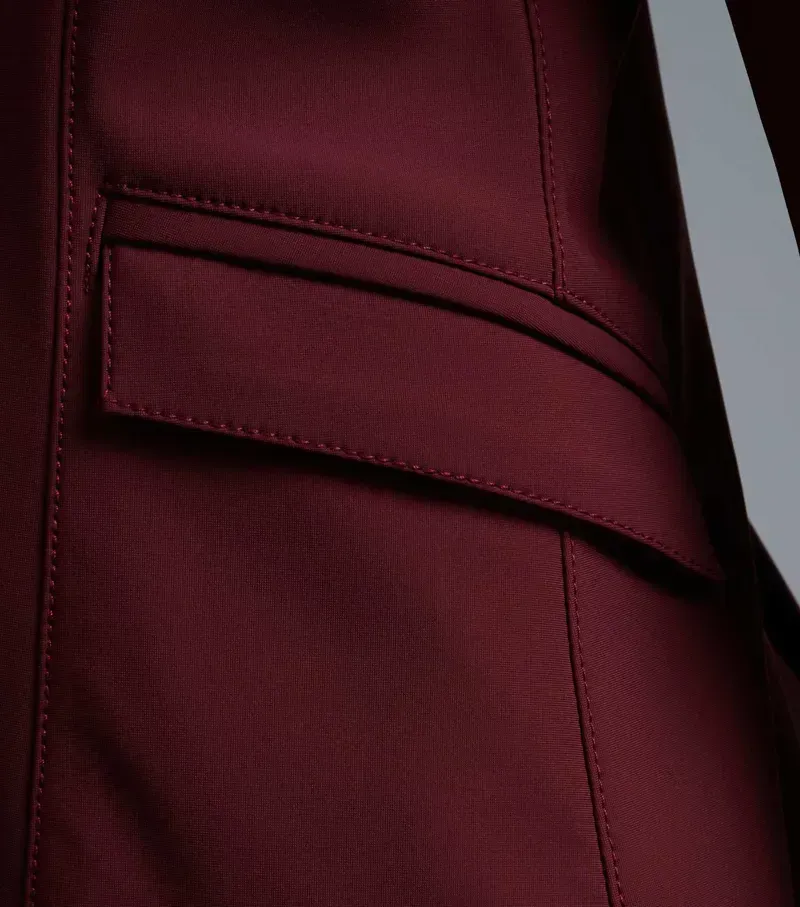 Premier Equine Girls Hagen Competition Jacket in Wine-4